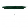 Parasolka ogrodowa Zielony 295 x 295 x 245 cm Poliester i Stal