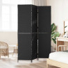 Przesłona pokoju Czarny 146 x 180 cm polirattan