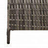 Przesłona pokoju Szary 146 x 180 cm polirattan