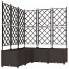 Doniczka ogrodowa 5 pcs Brązowy 120 x 120 x 143 cm