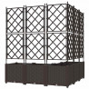 Doniczka ogrodowa 5 pcs Brązowy 120 x 120 x 143 cm