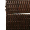 Przesłona pokoju Brązowy 195 x 180 cm polirattan