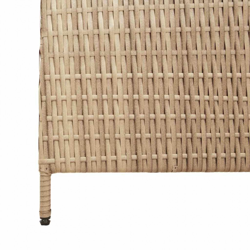 Przesłona pokoju Beżowy 242 x 180 cm polirattan