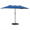 Parasolka ogrodowa Niebieski azur 385 x 209 x 244 cm Poliester
