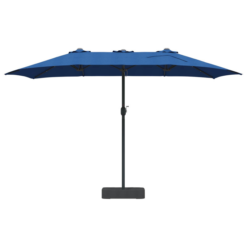 Parasolka ogrodowa Niebieski azur 385 x 209 x 244 cm Poliester