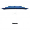 Parasolka ogrodowa Niebieski azur 385 x 209 x 244 cm Poliester