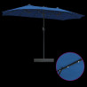 Parasolka ogrodowa Niebieski azur 385 x 209 x 244 cm Poliester