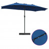 Parasolka ogrodowa Niebieski azur 385 x 209 x 244 cm Poliester