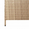 Przesłona pokoju Beżowy 195 x 180 cm polirattan