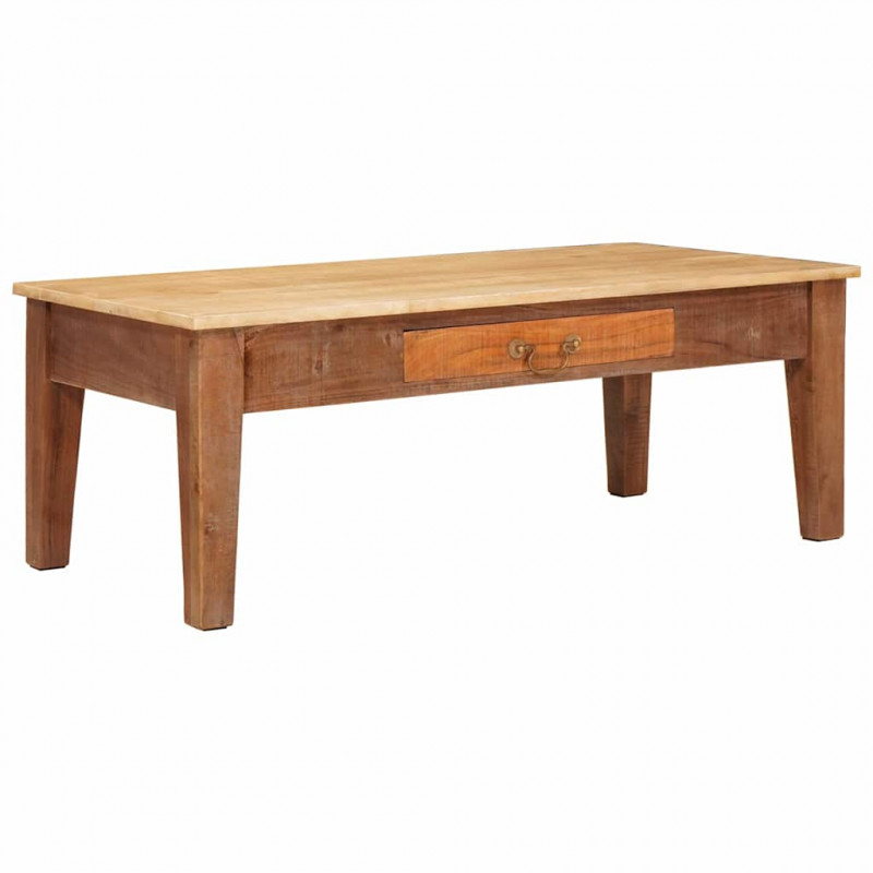Stolik kawowy Brązowy 110 x 55 x 40 cm Drewno z mango