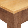 Stolik kawowy Brązowy 110 x 55 x 40 cm Drewno z mango