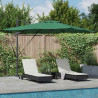 Parasol plażowy Ze LED Lights Zielony 286 x 284 x 270 cm