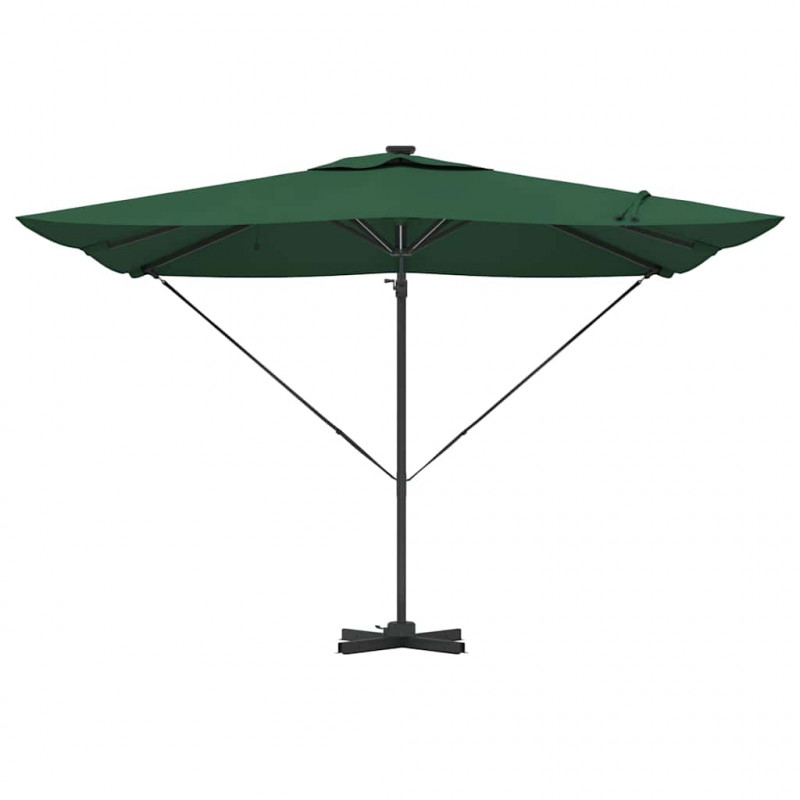 Parasol plażowy Ze LED Lights Zielony 286 x 284 x 270 cm