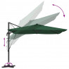 Parasol plażowy Ze LED Lights Zielony 286 x 284 x 270 cm