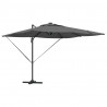Parasol plażowy Ze LED Lights Antracyt 286 x 284 x 270 cm