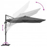 Parasol plażowy Ze LED Lights Antracyt 286 x 284 x 270 cm