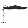 Parasol plażowy Czarny 286 x 284 x 270 cm Aluminium i Poliester
