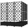 Doniczka ogrodowa 5 pcs Czarny 120 x 120 x 125,5 cm