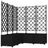 Doniczka ogrodowa 5 pcs Czarny 120 x 120 x 143 cm