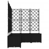 Doniczka ogrodowa 5 pcs Czarny 120 x 120 x 143 cm