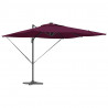Parasol plażowy Bordeaux Czerwony 286 x 284 x 270 cm