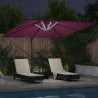 Parasol plażowy Bordeaux Czerwony 286 x 284 x 270 cm
