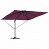 Parasol plażowy Bordeaux Czerwony 286 x 284 x 270 cm