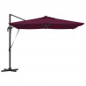 Parasol plażowy Bordeaux Czerwony 286 x 284 x 270 cm