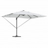Parasol plażowy Ze LED Lights piaskowy 352 x 251 x 265 cm