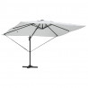Parasol plażowy Ze LED Lights piaskowy 352 x 251 x 265 cm