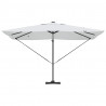 Parasol plażowy Ze LED Lights piaskowy 352 x 251 x 265 cm