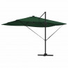 Parasol plażowy Ze LED Lights Zielony 352 x 251 x 265 cm