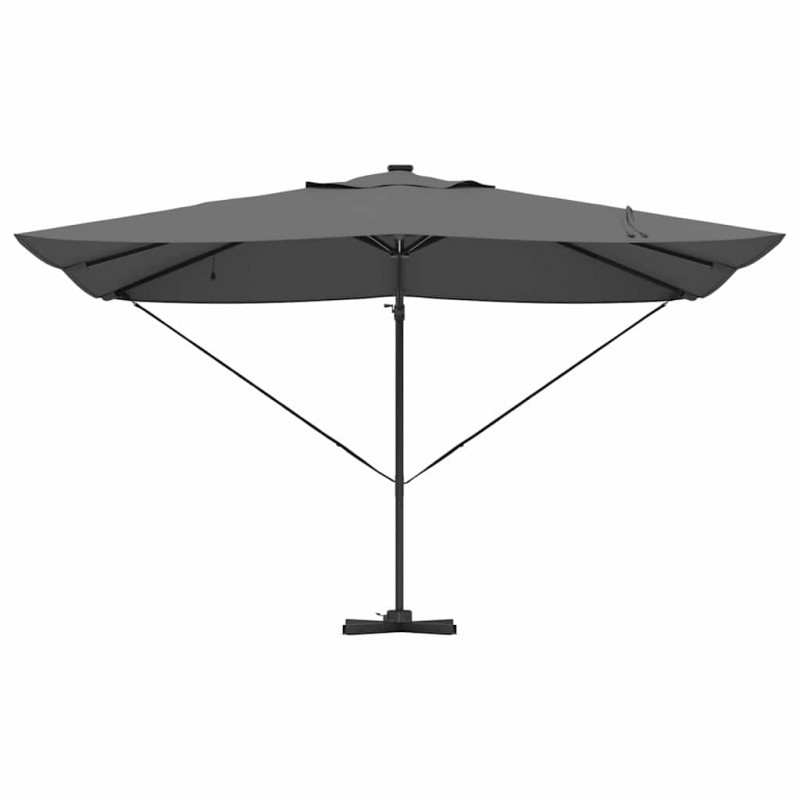 Parasol plażowy Ze LED Lights Antracyt 352 x 251 x 265 cm