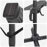 Parasol plażowy Ze LED Lights Antracyt 352 x 251 x 265 cm