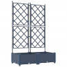 Doniczka ogrodowa 2 pcs Szary 80 x 40 x 125,5 cm