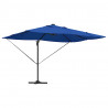 Parasol plażowy Ze LED Lights Niebieski azur 352 x 251 x 265 cm