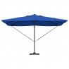 Parasol plażowy Ze LED Lights Niebieski azur 352 x 251 x 265 cm