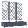 Doniczka ogrodowa 3 pcs Szary 120 x 40 x 125,5 cm