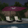 Parasol plażowy Z blokadą Bordeaux Czerwony 352 x 251 x 265 cm