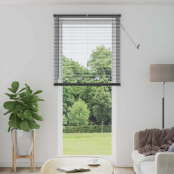 Żaluzja wenecka Z regulacją Srebrnoszary 213 x 80 cm PVC