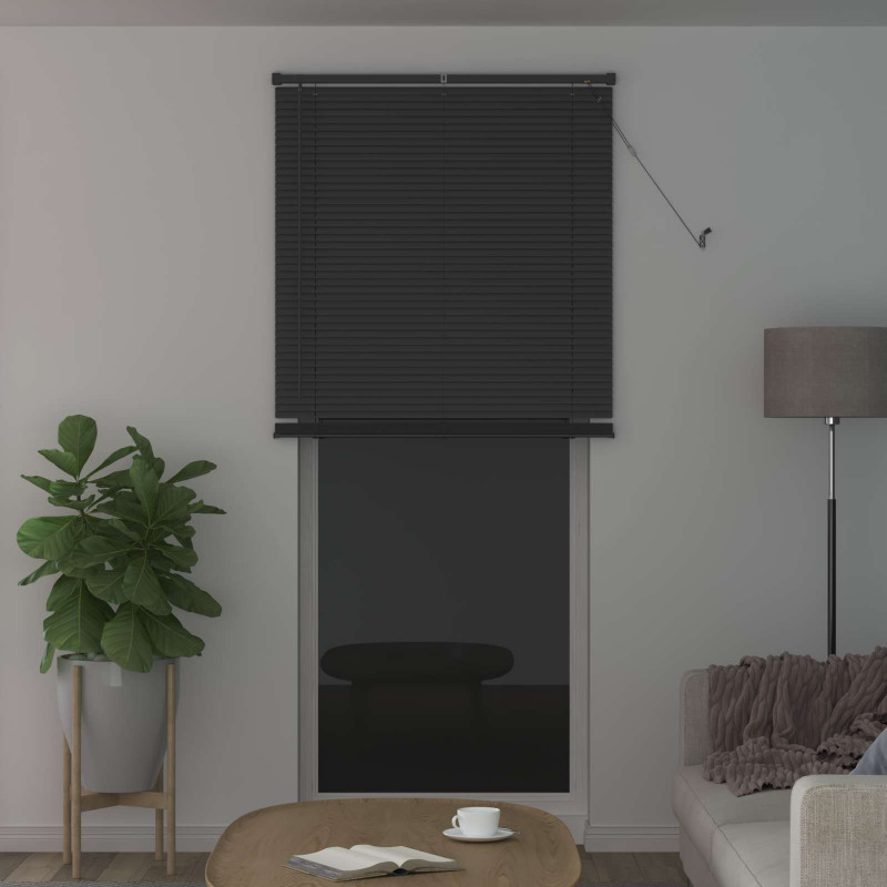 Żaluzja wenecka Z regulacją Srebrnoszary 213 x 80 cm PVC