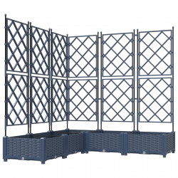 Doniczka ogrodowa 5 pcs Szary 120 x 120 x 125,5 cm