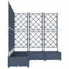 Doniczka ogrodowa 5 pcs Szary 120 x 120 x 125,5 cm