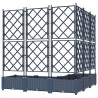 Doniczka ogrodowa 5 pcs Szary 120 x 120 x 125,5 cm