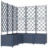 Doniczka ogrodowa 5 pcs Szary 120 x 120 x 143 cm