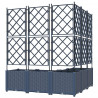 Doniczka ogrodowa 5 pcs Szary 120 x 120 x 143 cm