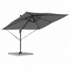 Parasol Roma Antracyt 286 x 284 x 265 cm Aluminium i Poliester