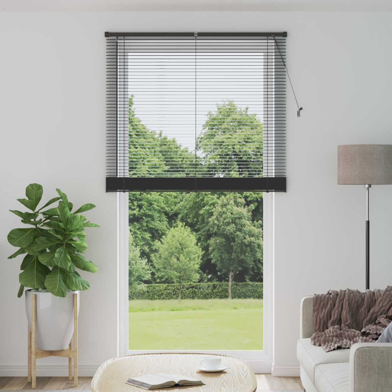Żaluzja wenecka Z regulacją Srebrnoszary 213 x 110 cm PVC
