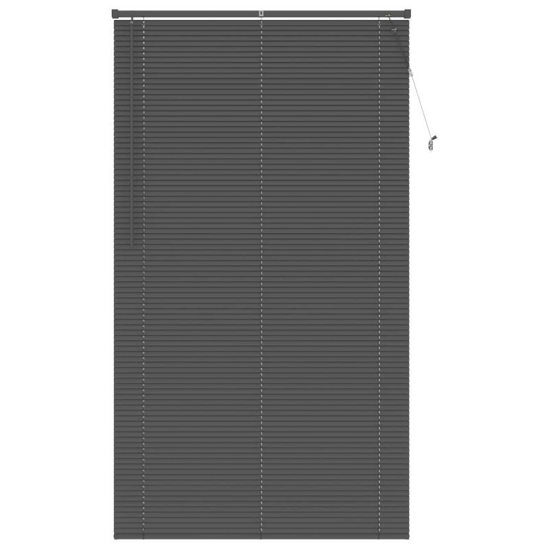 Żaluzja wenecka Z regulacją Srebrnoszary 213 x 110 cm PVC