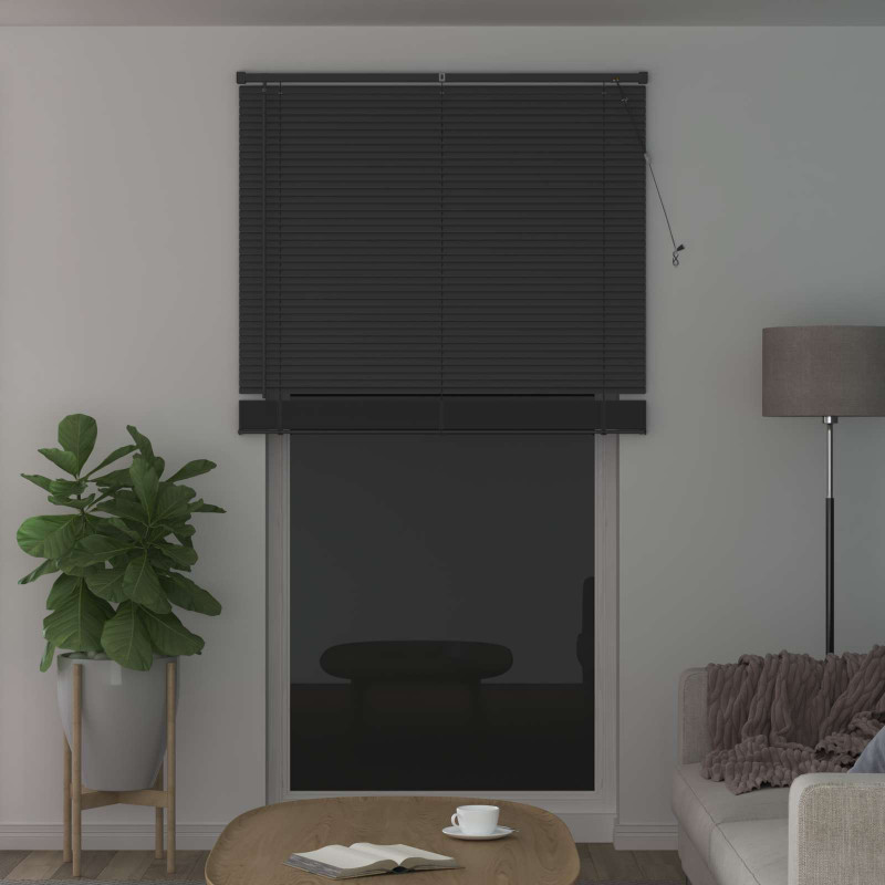Żaluzja wenecka Z regulacją Srebrnoszary 213 x 110 cm PVC